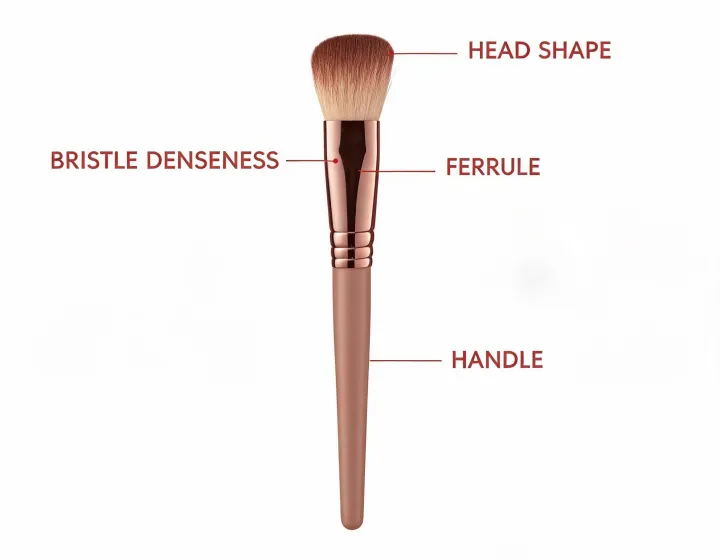 Foundation brush specification worksheet illustration, not a premises map